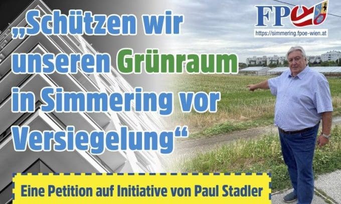 Abstruse SPÖ Logik Zubetonieren soll der Stadt mehr Grünraum bringen