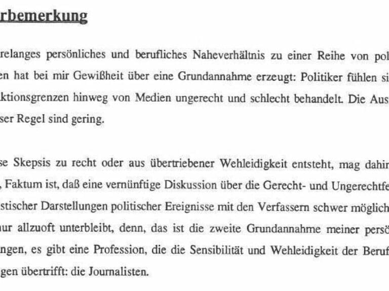 Des Bundeskanzlers Angst vor den Medien — Bild: Alexander Surowiec