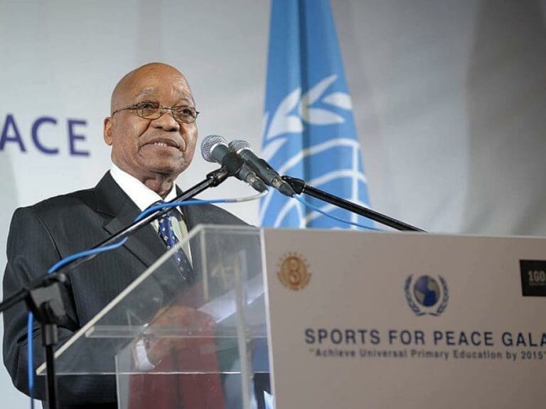 Präsident Zuma überstand Votum — Bild: Rosentod / Wikimedia (PD)