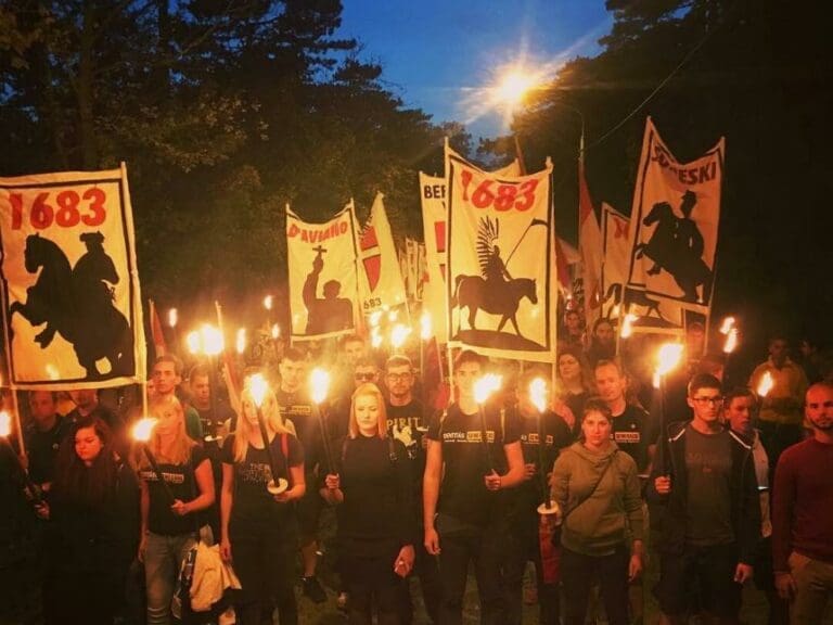 Identitäre gedachten Sieg über Türken 1683 — Bild: Franziska M. /twitter