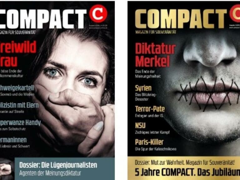 Antifa bedroht Kioske wegen Compact-Magazin — Bild: Compact-Magazin