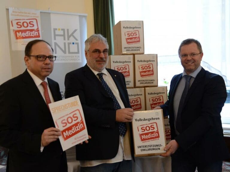 Volksbegehren für die Patienten — Bild: Unzensuriert.at