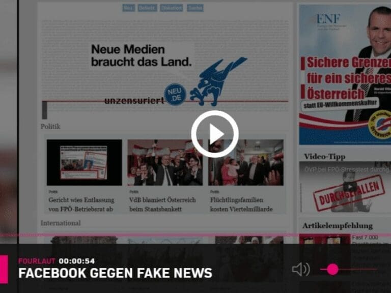 "Fake News": Puls 4 denunziert unzensuriert — Bild: Screenshot / www.puls4.com
