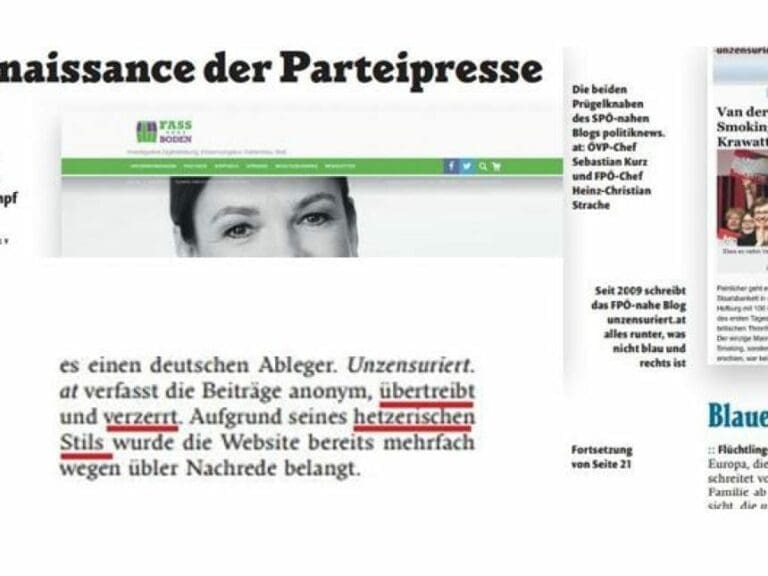 Falter jammert erneut über unzensuriert & Co. — Bild: Falter Ausgabe 25/17