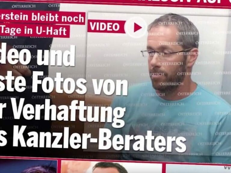 Unzensuriert-Enthüllung verstärkt Druck auf Kern — Bild: Screenshot oe24.at