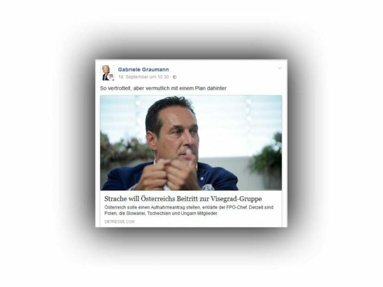Seniorenheimchefin über Strache: “So vertrottelt” — Bild: Screenshot Facebook