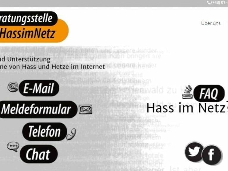 Halbe Million für "Hass im Netz"-Beratungsstelle — Bild: Screenshot / Beratungsstelle #GegenHassimNetz