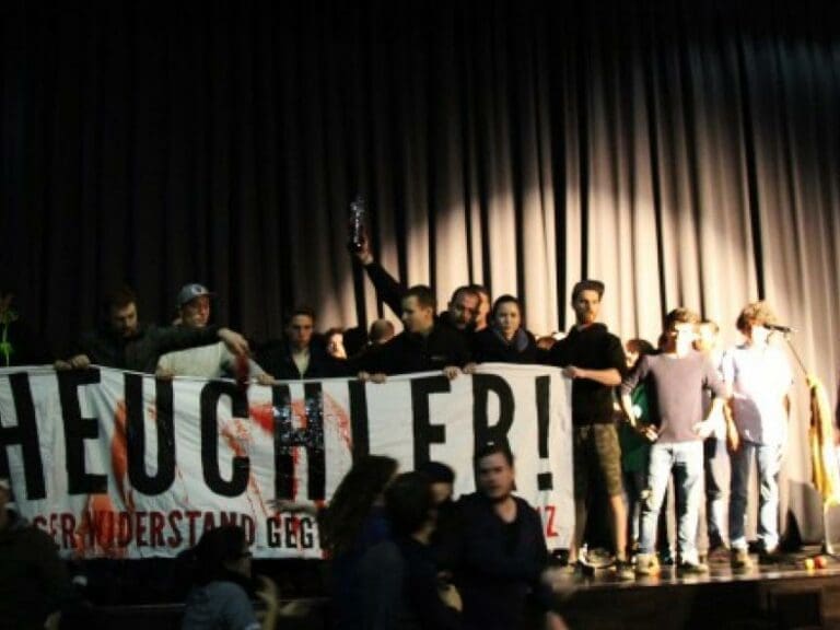 Linke Propagandawelle gegen Identitären-Aktion — Bild: Identitäre Bewegung