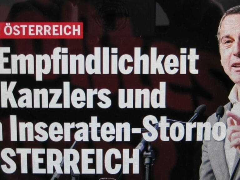 Trotzig: "Prinzessin" Kern streicht Inserate — Bild: Screenshot / Österreich