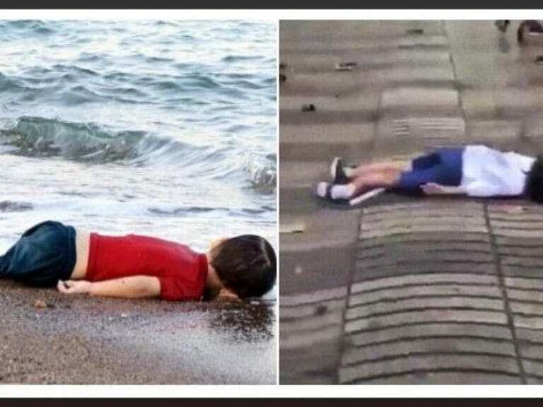 Medien verschweigen tote Kinder nach Terror — Bild: Screenshot / Twitter @DeGorgeousWreck Folgen
