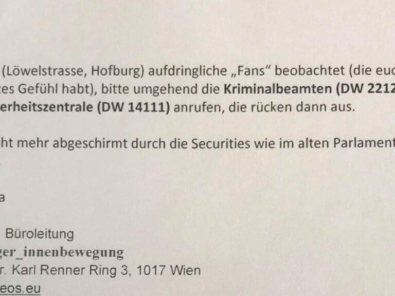 Neos wollen keine aufdringlichen Fans — Bild: z.V.g.