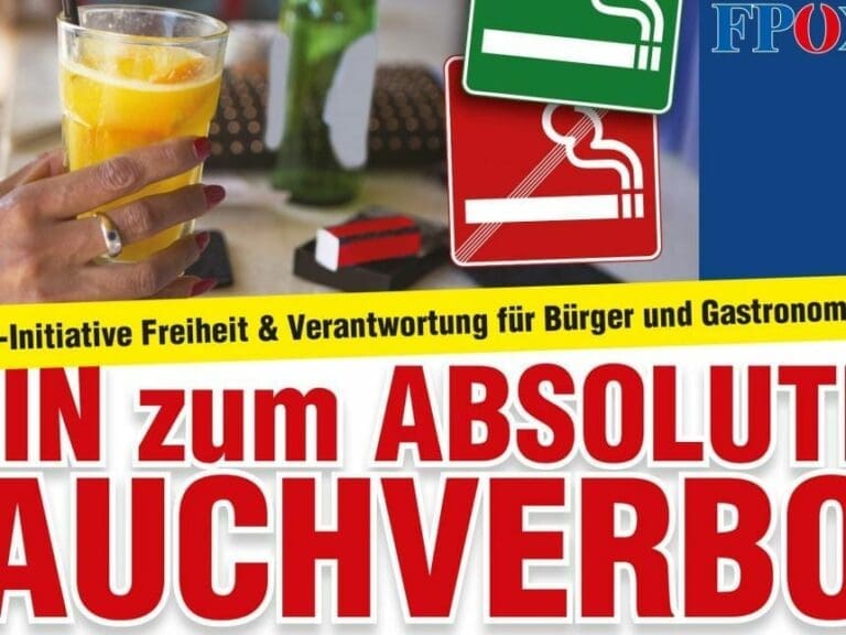 Rot-Schwarz weiterhin für totales Rauchverbot — Bild: FPÖ pro Mittelstand
