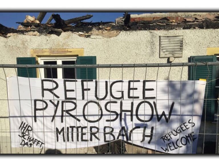 Bürgerprotest gegen Brandstifter-"Refugees" — Bild: Privat