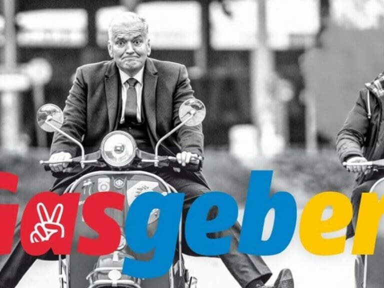 Geschmackloses Plakat: SPÖ-Mann als "Gasgeber" — Bild: Wahlplakat SPÖ: Screenshot Facebook / Tornado