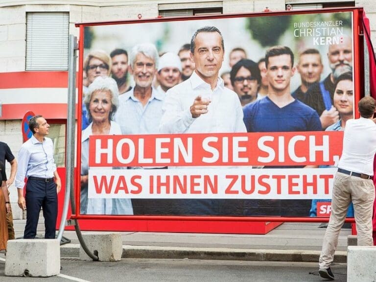 Kern-Regierung gab 22,6 Mio. für Werbung aus — Bild: SPÖ Presse und Kommunikation / Astrid Knie / Wikimedia CC BY-SA 2.0