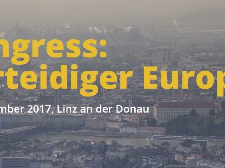 Verteidiger Europas tagen auch 2017 in Linz — Bild: Verteidiger Europas