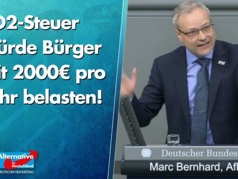 CO2-Steuer bedroht Deutschlands Wohlstand — Bild: AfD