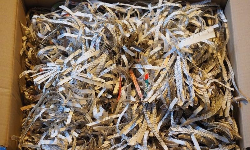 Schredder-Material