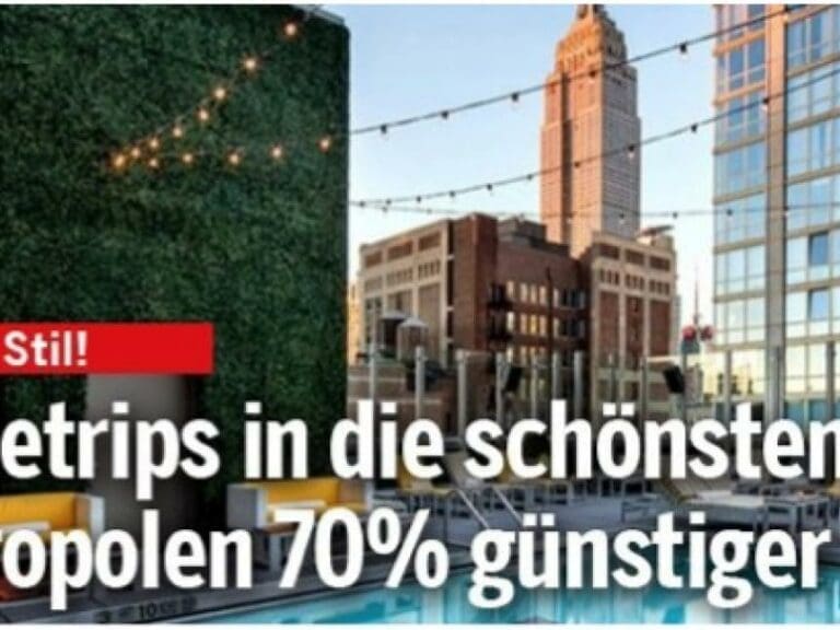 Fellner-Blatt ganzen Tag lang auf "Städetrips" — Bild: Screenshot oe24.at