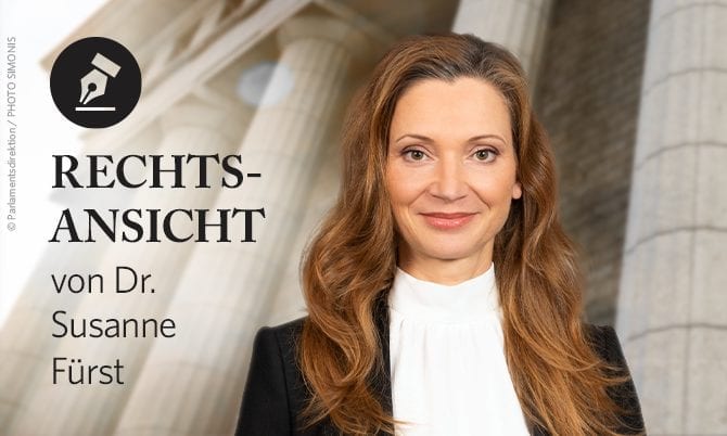 Rechtsansicht - Susanne Fürst