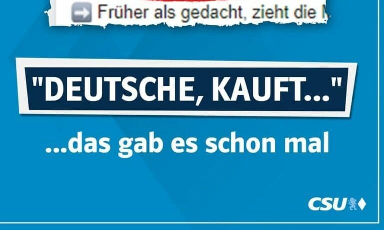 CSU blamiert sich mit "Nazi"-Vergleich — CSU (Christlich-Soziale Union) / Facebook