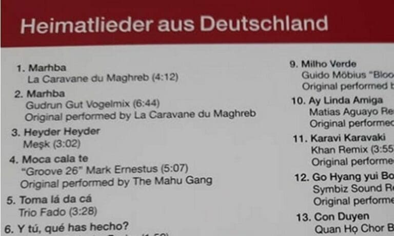 "Heimatlied"-CD mit nur einem deutschen Lied — AfD Rheinland-Pfalz