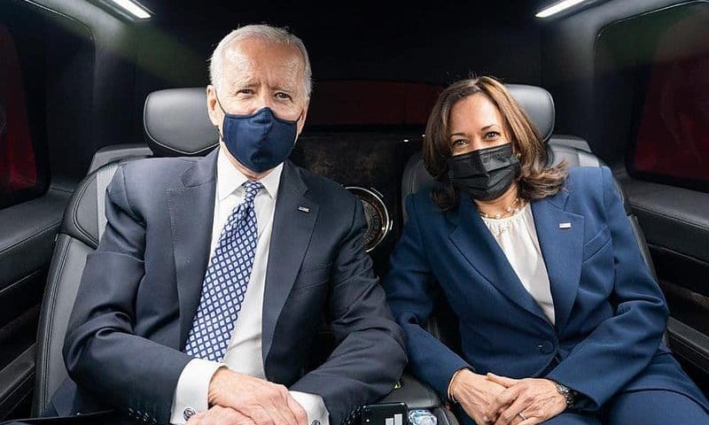 Joe Bide und Kamara Harris