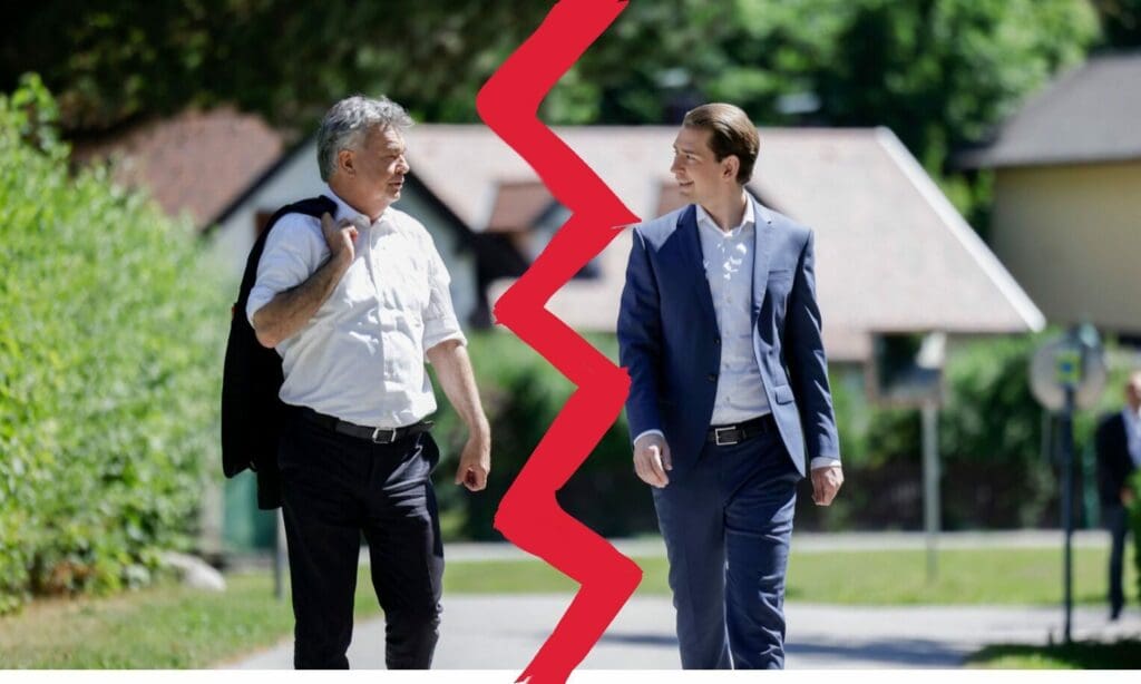 Werner Kogler / Sebastian Kurz / Blitz