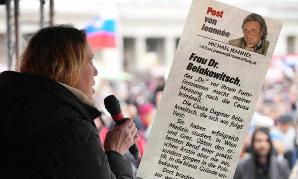 Dagmar Belakowitsch / Jeannée-Kommentar