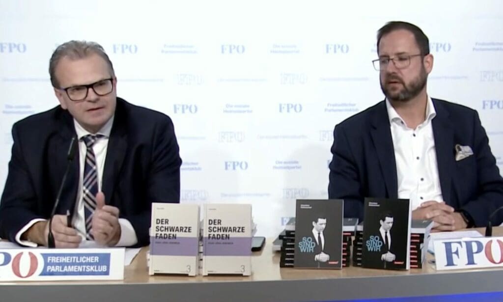 Hans-Jörg Jenewein und Christian Hafenecker