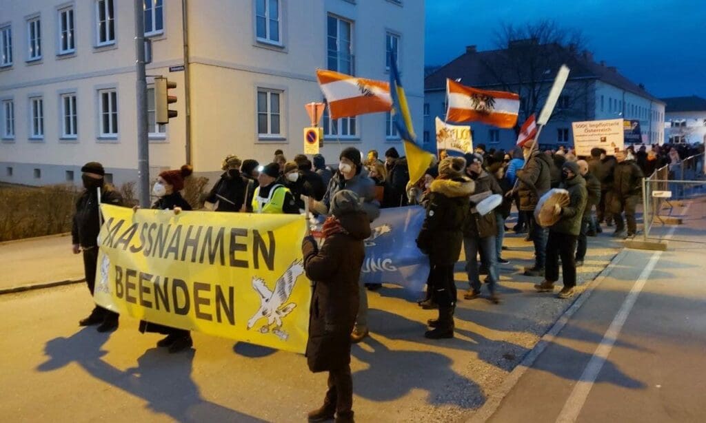 Corona-Demo Gänserndorf 28.1.