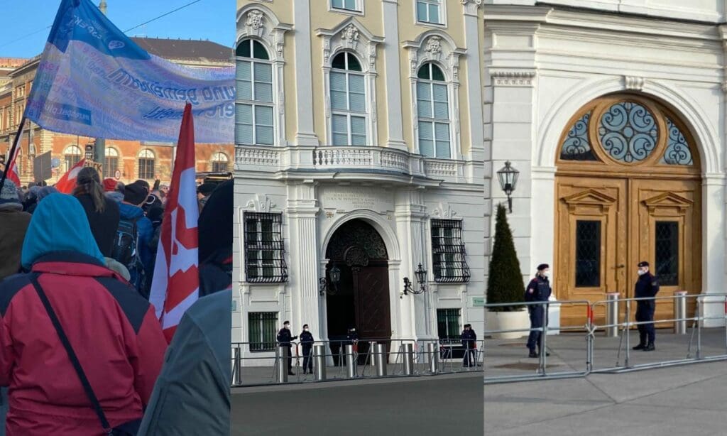 Demo / Kanzleramt / Hofburg