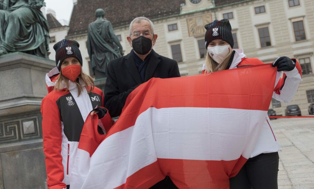 Van der Bellen mit Olympia-Sportlern