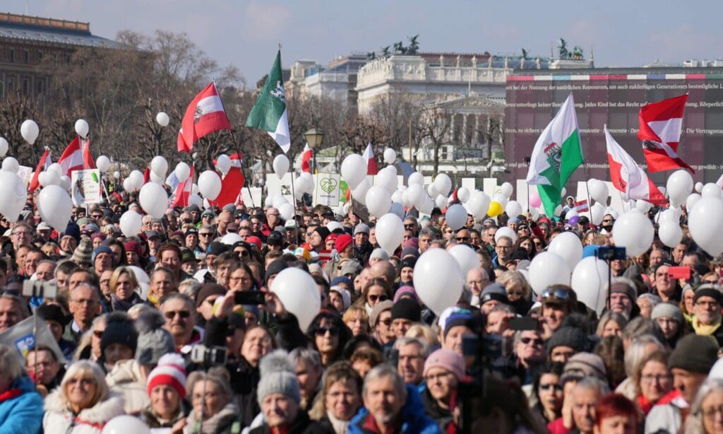 Corona Demo Wien 27.2.2022