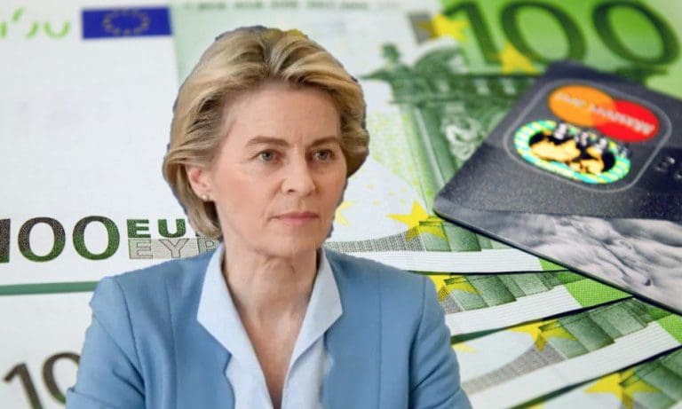 Ursula von der Leyen, Bargeld — AKuptsova / pixabay.com und European Union, 2021