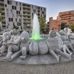 Jubiläumsbrunnen "WirWasser" von Gelatin