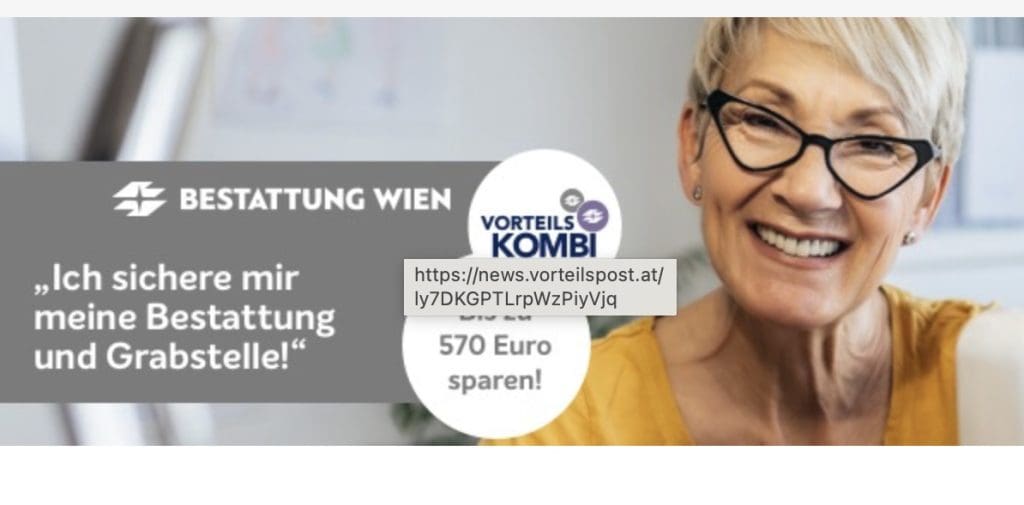 Bestattung-Werbung