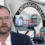 Christian Hafenecker und Antifa, Beschmierung