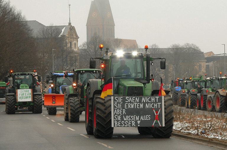 Brüssel gibt Bauernprotesten nach — Foto: Axel Hindemith / Lizenz: Creative Commons CC-by-sa-3.0 de