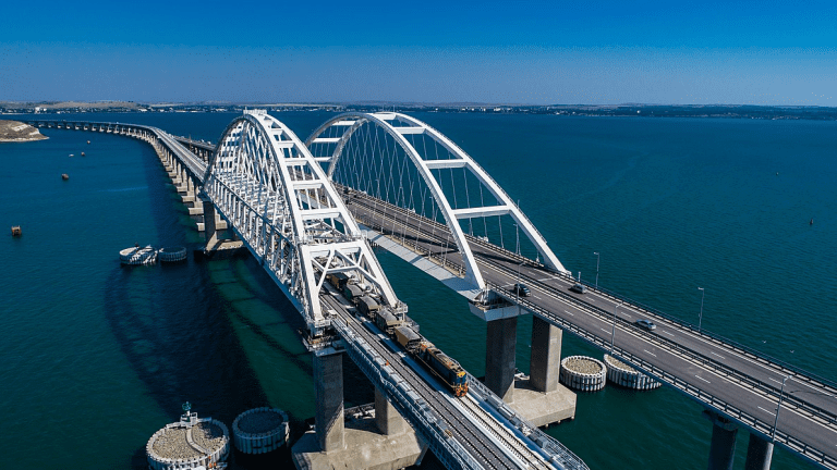 Russen hören Angriffsplan auf Krim-Brücke ab — Росавтодор / wikimedia commons (CC BY SA 4.0)
