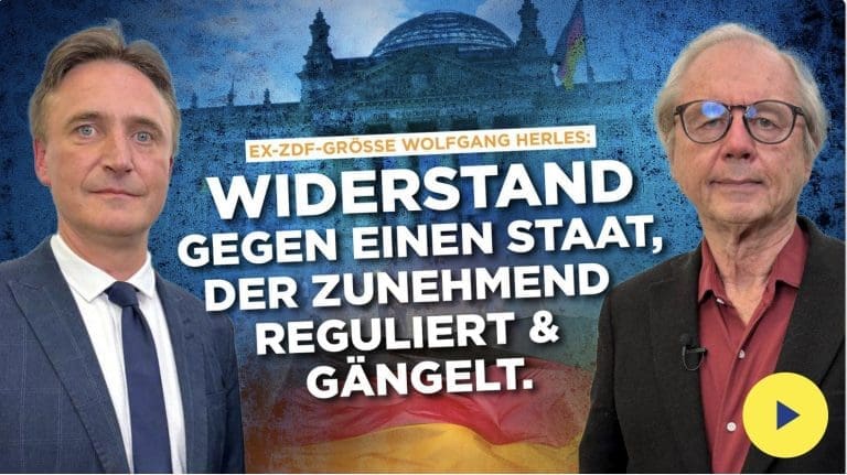 AUF 1 Wolfgang Herles und Martin Müller-Mertens — Screenshot / AUF 1