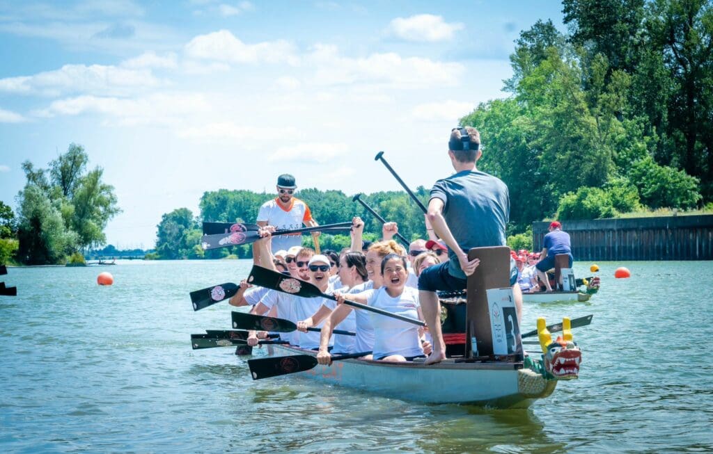 Drachenboot-Rennen in Korneuburg