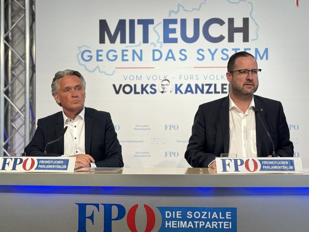 Peter Westenthaler und Christian Hafenecker