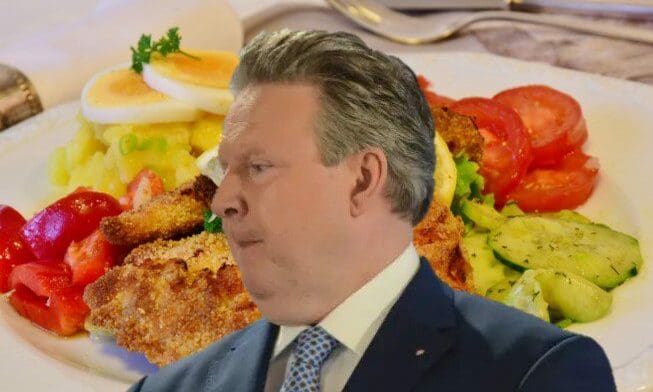 Michael Ludwig und Wiener Schnitzel