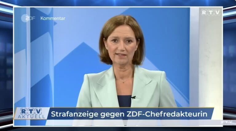 ZDF-Chefredakteurin Bettina Schausten — Screenshot / RTV / ZDF
