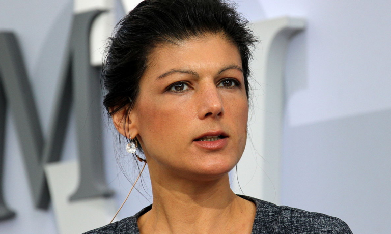 Sahra Wagenkrecht nennt Brandmauer "dumm" — Heike Huslage-Koch /wikimedia commons (CC BY SA 4.0)