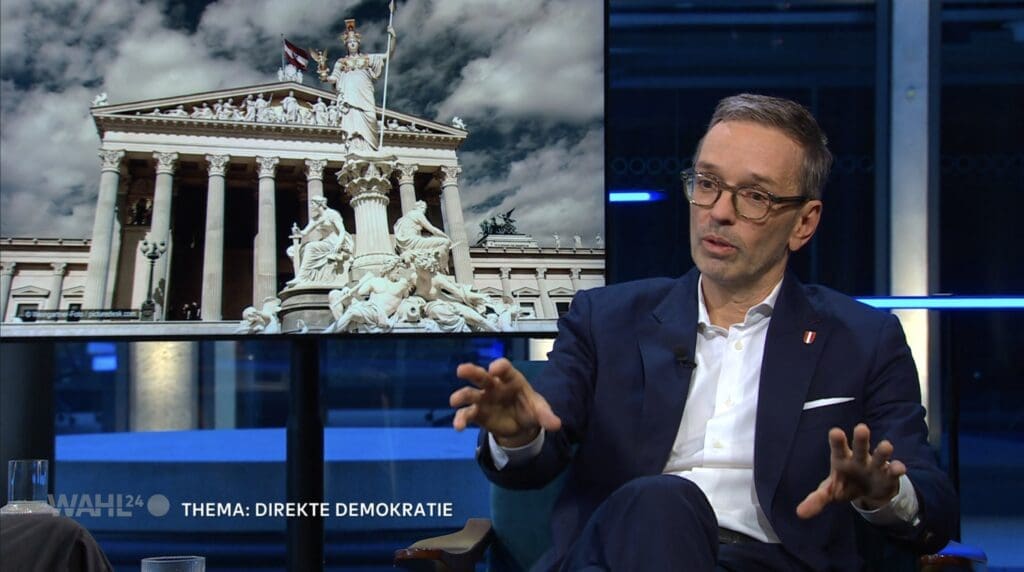 Herbert Kickl bei ServusTV