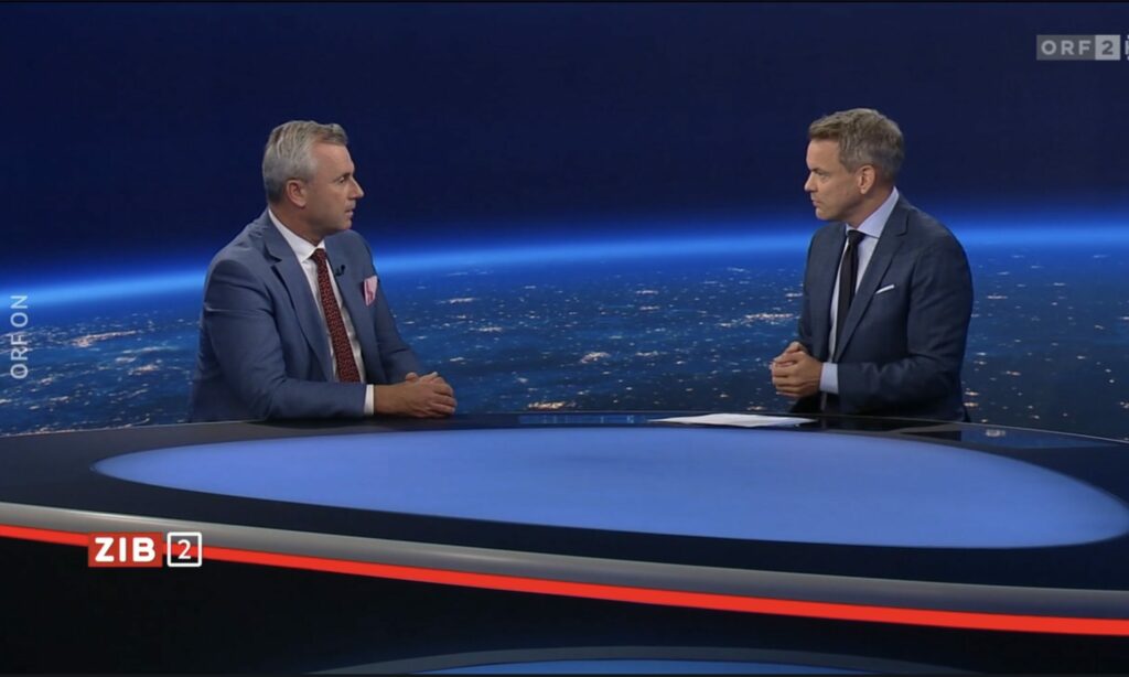 Norbert Hofer und Tobias Pötzelsberger, ZIB2