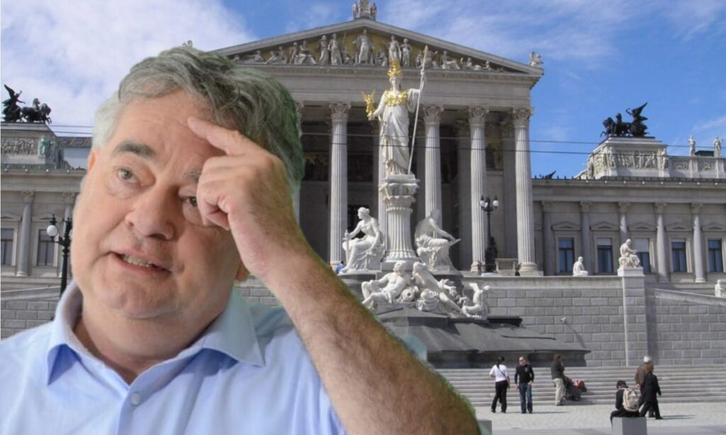 Werner Kogler und Parlament