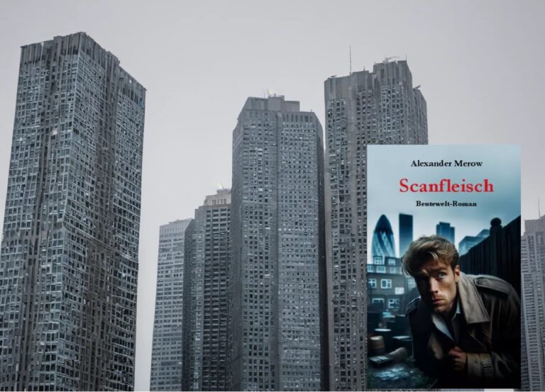 Buchtipp: Der dystopische Roman "Scanfleisch" — Alexander Merows Scanfleisch / Copyright by Julius Hunter, gemeinfrei